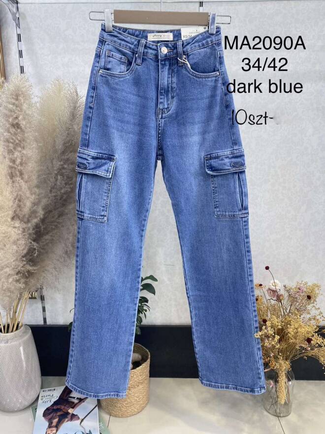 Jeansy damskie MA2090A 1 kolor  34-42 1