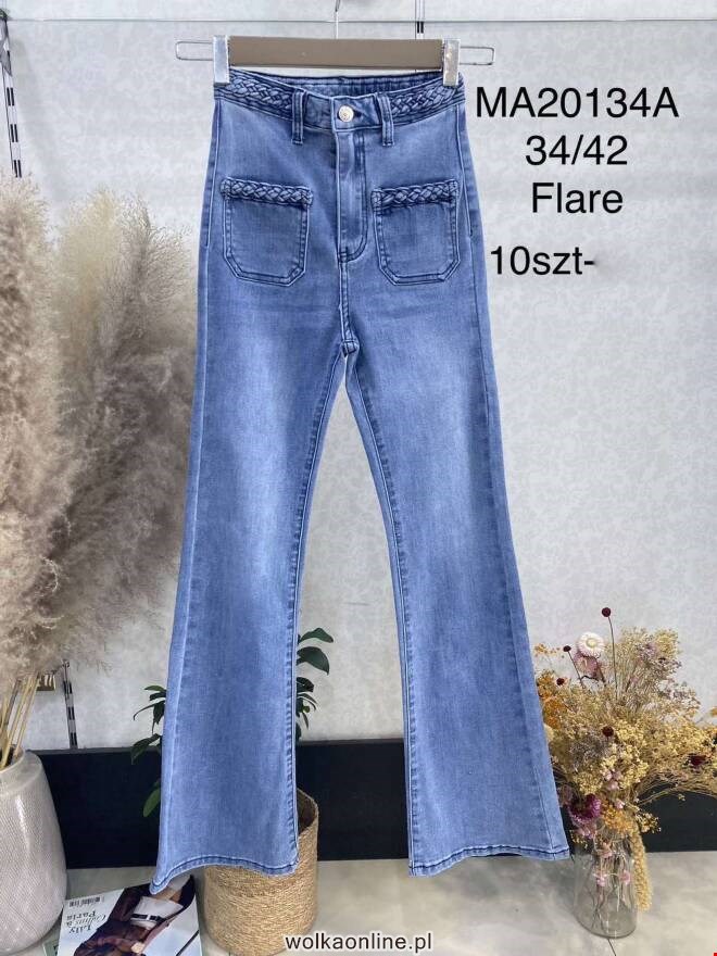 Jeansy damskie MA20134A 1 kolor  34-42