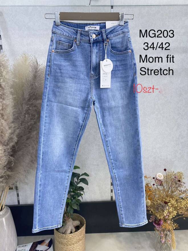 Jeansy damskie GM203 1 kolor  34-42 1