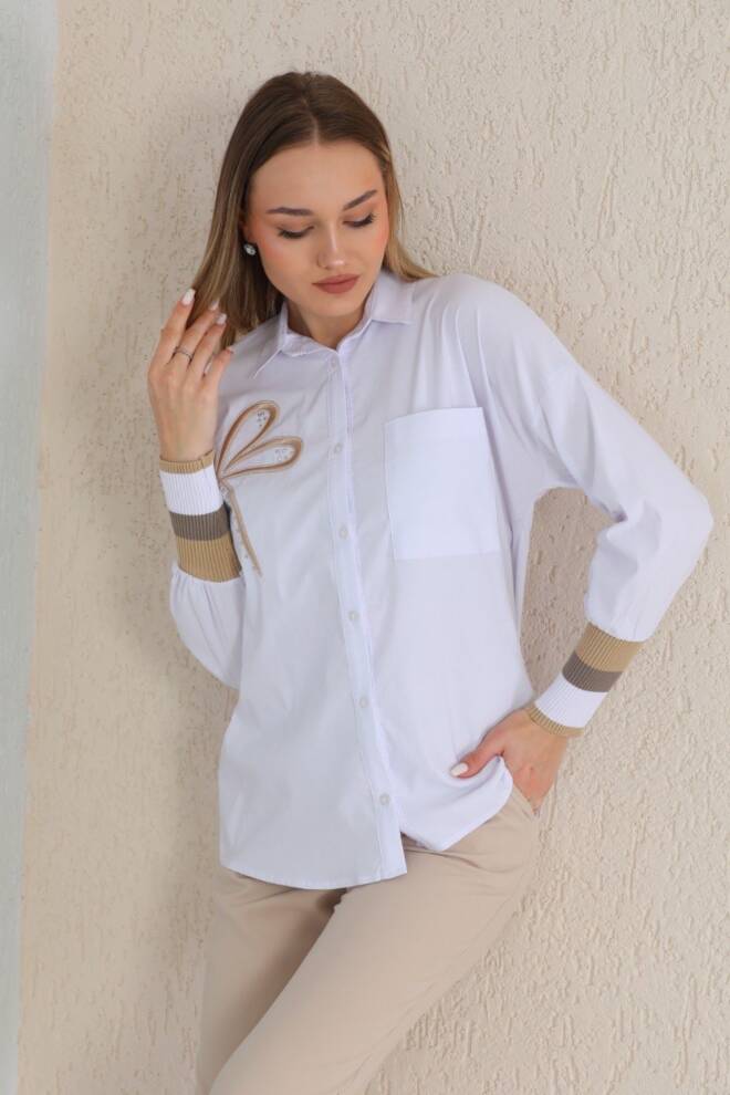 Koszula damskie 2811 1 kolor  S-2XL(Towar Tureckie)