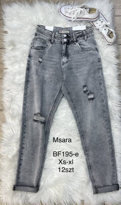 Jeansy damskie BF195-E 1 kolor XS-XL 1