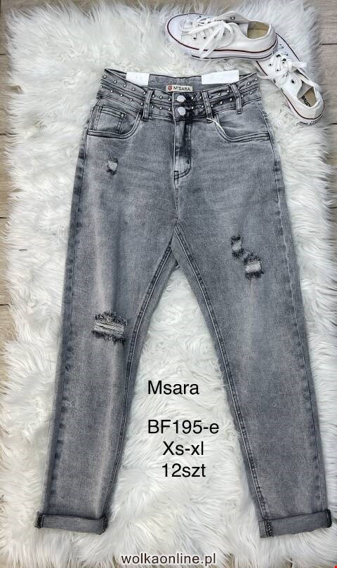 Jeansy damskie BF195-E 1 kolor XS-XL