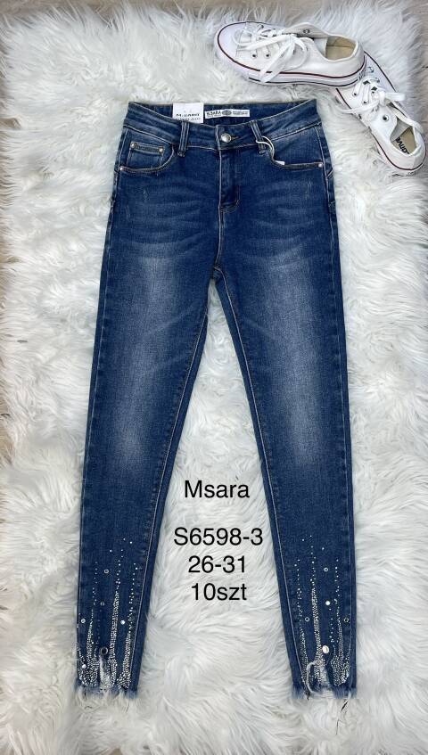 Jeansy damskie S6598-3 1 kolor 26-31 1