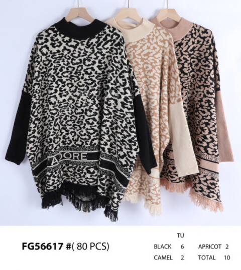 Sweter damskie FG56617 Mix kolor Standard
