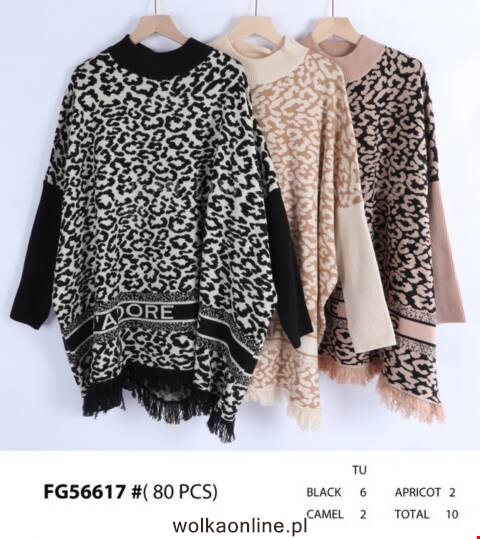 Sweter damskie FG56617 Mix kolor Standard