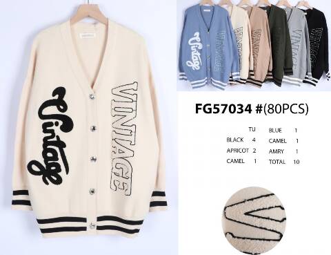 Kardigan damskie FG57034 Mix kolor Standard 1