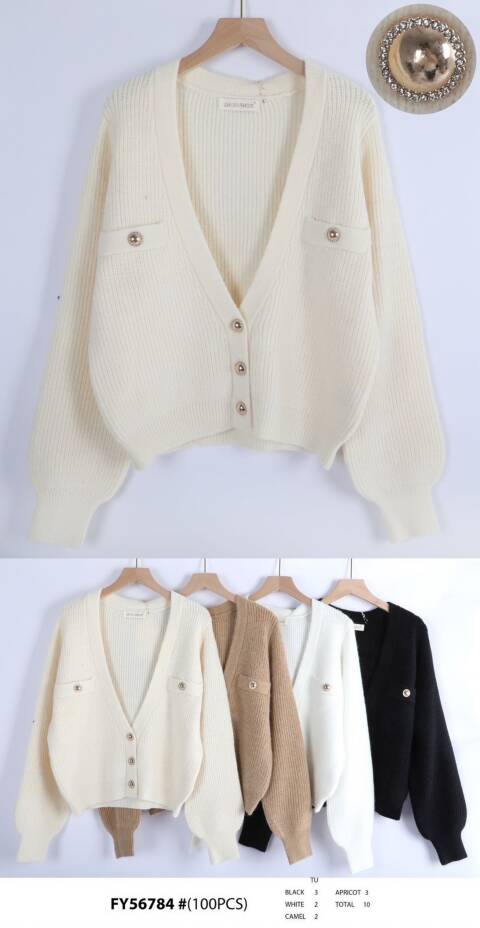 Kardigan damskie FY56784 Mix kolor Standard 1