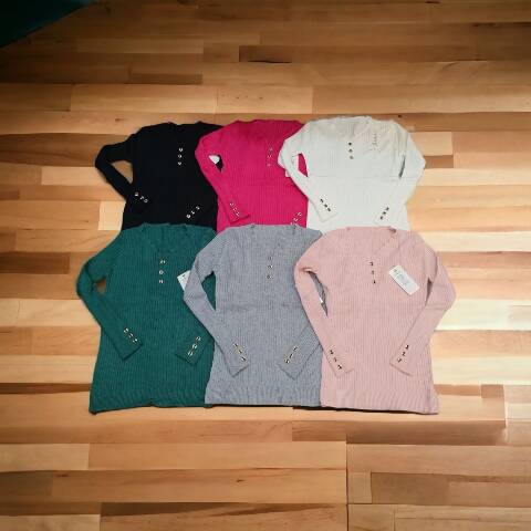 Sweter  Damskie 2899 Mix kolor Standard 1