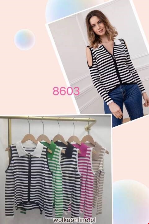 Sweter  Damskie 8603 Mix kolor S-XL