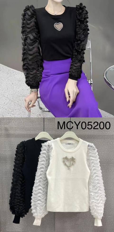 Sweter Damskie MCY05200 Mix kolor Standard 1