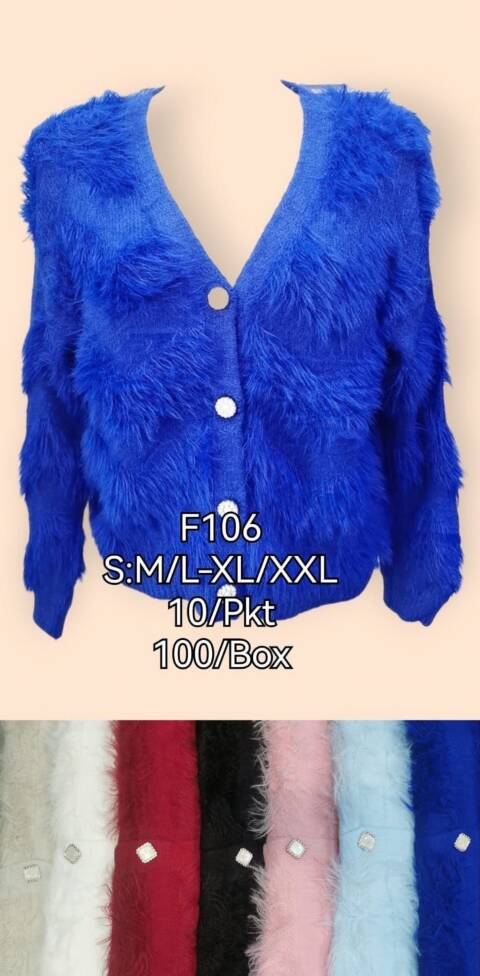 Sweter Damskie F106 Mix kolor S-2XL 1