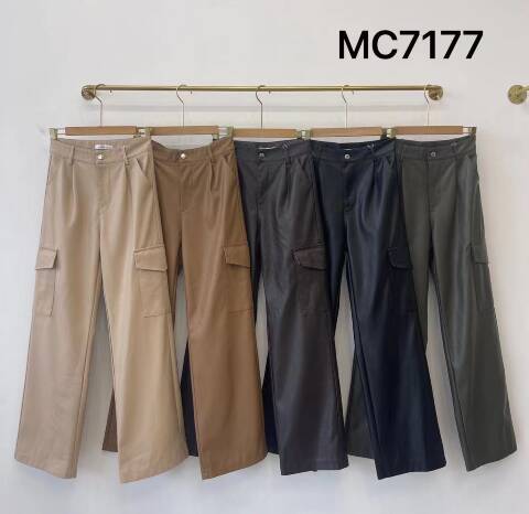 Spodnie skórzane Damskie MC7177 1 kolor S-L