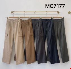 Spodnie skórzane Damskie MC7177 1 kolor S-L