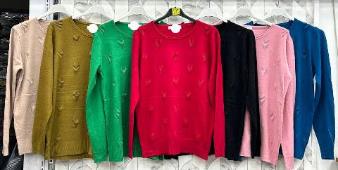 Sweter damskie 2943 Mix kolor M-2XL