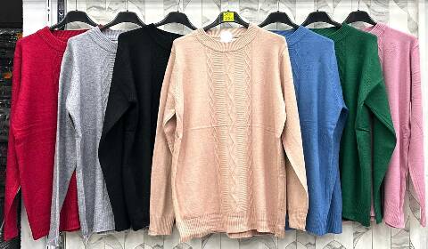 Sweter damskie 2946 Mix kolor M-2XL