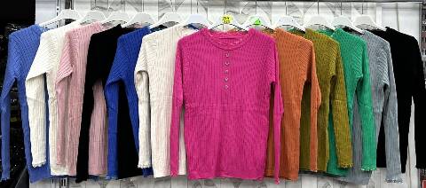 Sweter damskie 2954 Mix kolor Standard