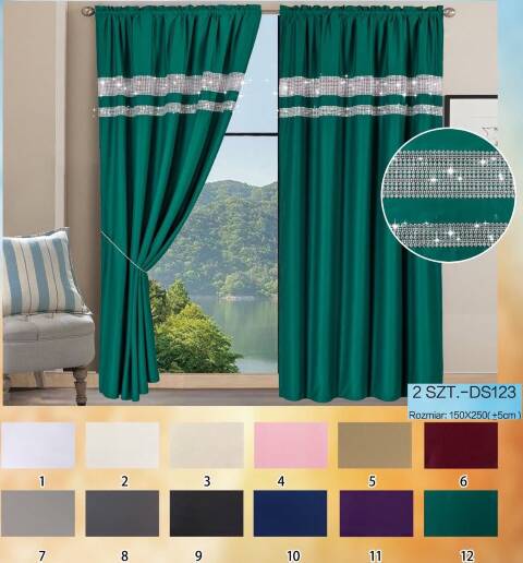 Firanka gotowa 3751 Mix kolor 150x250 1