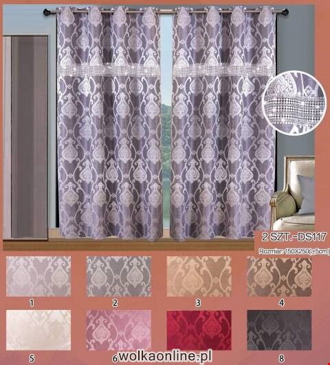 Firanka gotowa 3754 Mix kolor 150x250