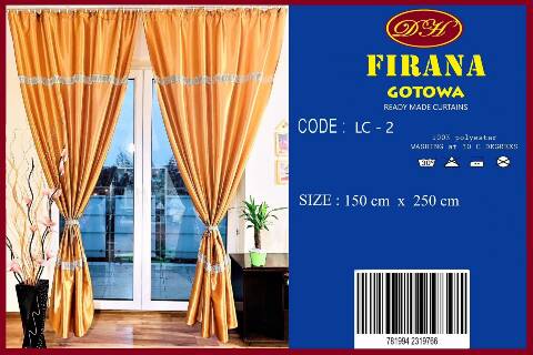 Firanka gotowa 3777 1 kolor 150x250