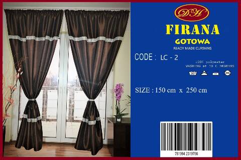 Firanka gotowa 3778 1 kolor 150x250