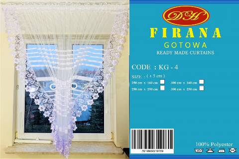 Firanka gotowa 3787 1 kolor 250x160