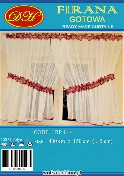 Firanka gotowa 3794 1 kolor 400x150