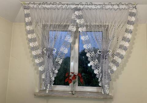 Firanka gotowa 3796 1 kolor 400x150