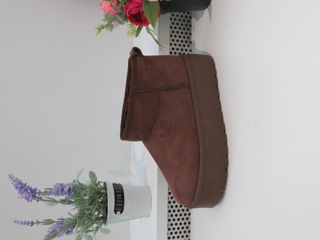 Botki Damskie 2818 BROWN 36-41 OCIEPLANE