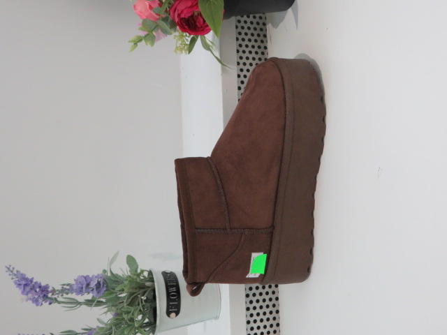 Botki Damskie 2818 BROWN 36-41 OCIEPLANE 1