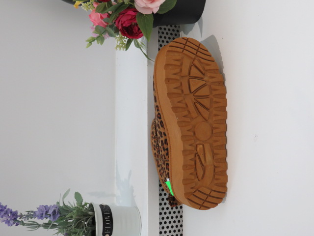Botki Damskie 2818 LEOPARD 36-41 OCIEPLANE 2