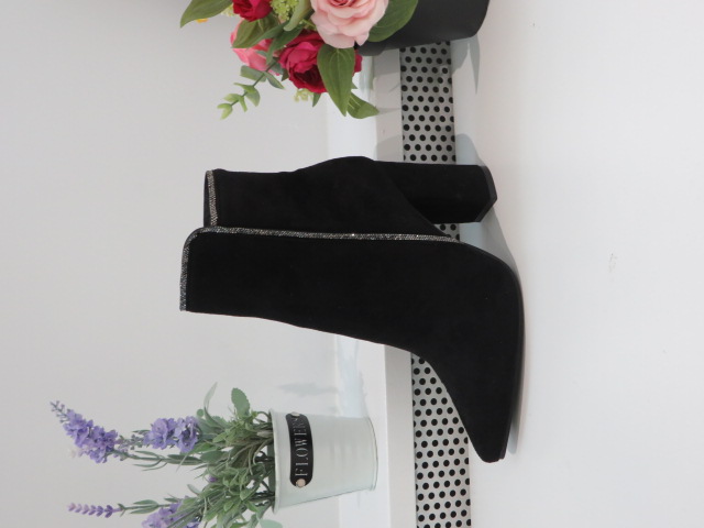 Botki Damskie 9536A BLACK 36-41
