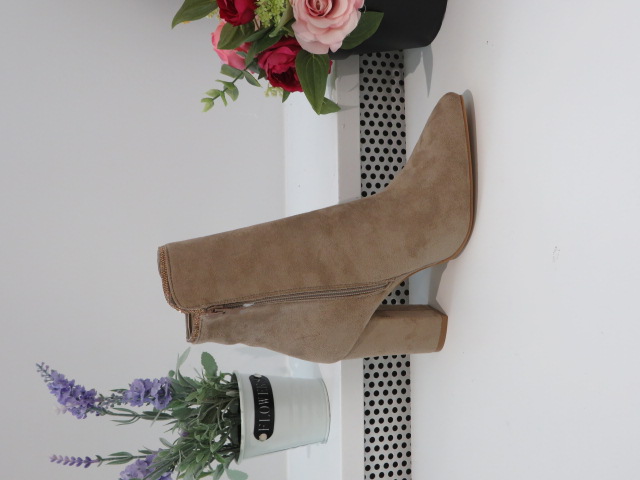 Botki Damskie 9536A KHAKI 36-41 1