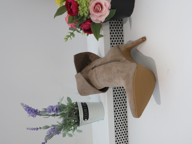 Botki Damskie 9520A KHAKI 36-41 2