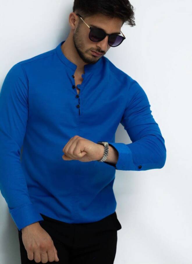 Koszule męskie na długi rękaw 3912 1 kolor  M-3XL(Towar Tureckie) 1