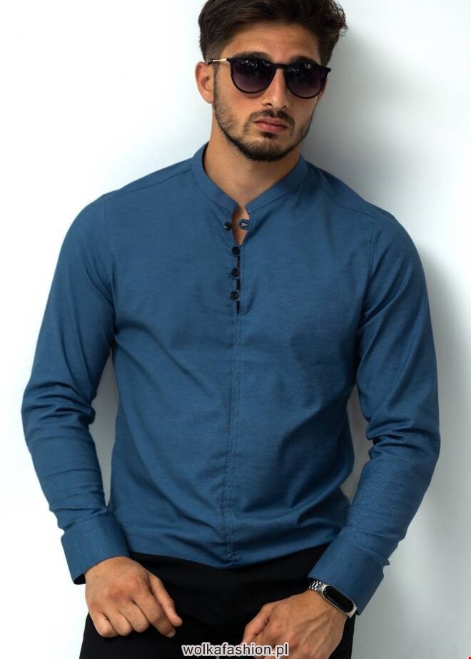 Koszule męskie na długi rękaw 3915 1 kolor  M-3XL(Towar Tureckie)