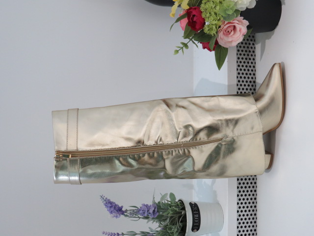 Kozaki Damskie 8623A GOLD 36-41 1