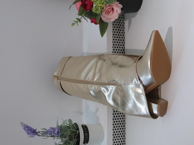 Kozaki Damskie 8623A GOLD 36-41 2