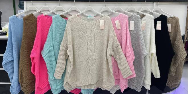 Sweter damskie 3931 Mix KOLOR  Standard