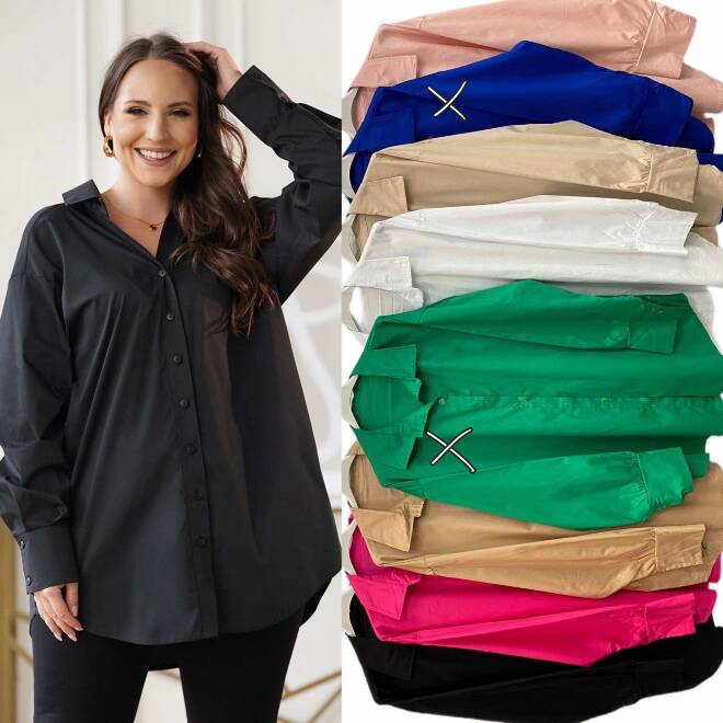 Koszula damskie 4155 Mix KOLOR  Standard