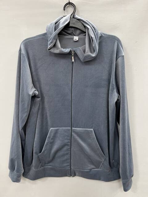 Bluza welurowa damskie 5437 1 kolor 3XL-6XL (Towar Polskie)