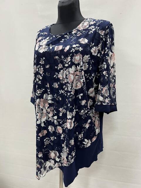 Bluzka damskie 5455 1 kolor 54-60 (Towar Polskie) 1