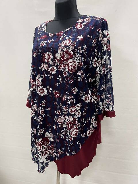 Bluzka damskie 5462 1 kolor 54-60 (Towar Polskie)