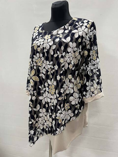 Bluzka damskie 5464 1 kolor 54-60 (Towar Polskie) 1