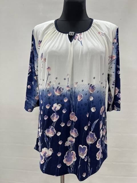 Bluzka damskie 5480 1 kolor 46-52 (Towar Polskie)