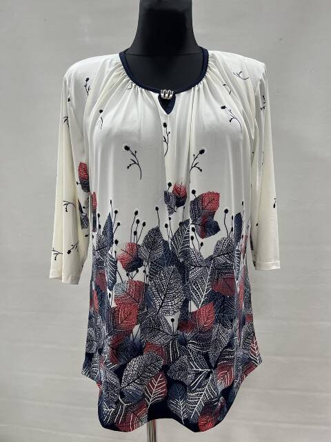 Bluzka damskie 5482 1 kolor 46-52 (Towar Polskie)