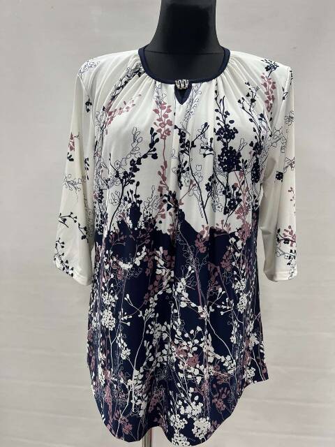 Bluzka damskie 5483 1 kolor 46-52 (Towar Polskie)