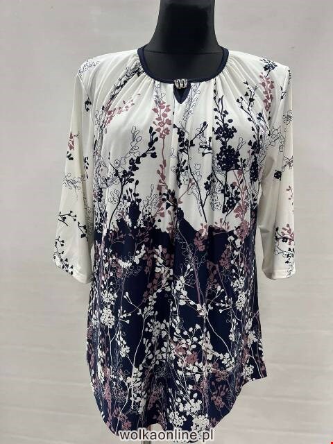 Bluzka damskie 5483 1 kolor 46-52 (Towar Polskie)