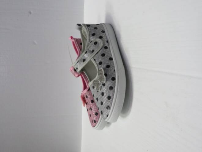 Baleriny Dziecięce 937C BLACK/PINK/SILVER 31-36