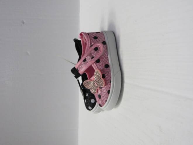 Baleriny Dziecięce 937A BLACK/PINK/SILVER 21-26