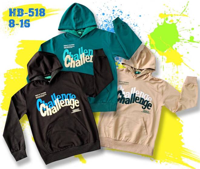 Bluza chłopięca HB-518 Mix KOLOR  8-16 1